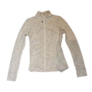 Light Gray Zip-Up Jacket